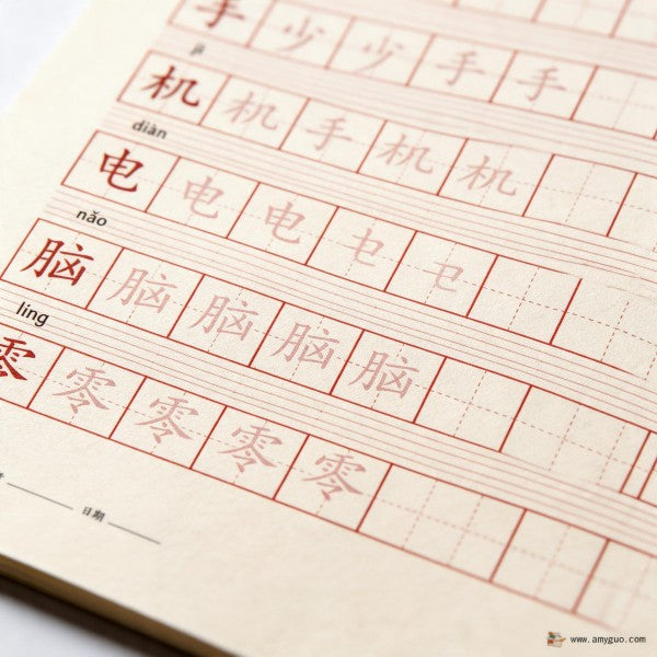 YCT Standard Course Book 4 Worksheets | YCT Level 3 Chinese Character Tracing Sheets, Printable Digital Download