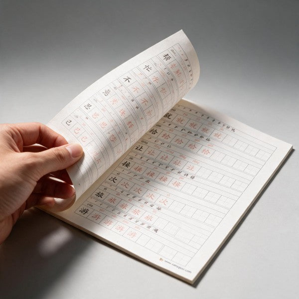 HSK 3.0 Level 2 Chinese Character Tracing Copybook PDF | Matches New HSK Course 2