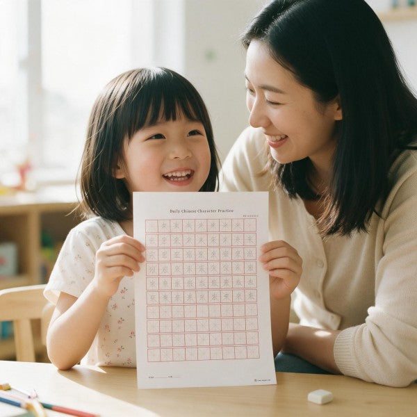 Blank Tian-Grid & Mi-Grid Chinese Character Practice Sheets | Daily Chinese Writing Worksheets for HSK & YCT Learners, Free Download